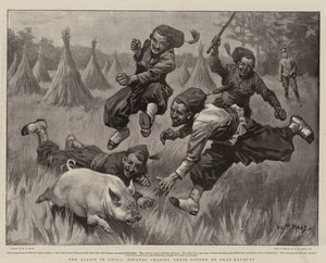 Gli Alleati in Cina, Zuavi che inseguono la loro cena a Shan-hai-Quan da William T. Maud